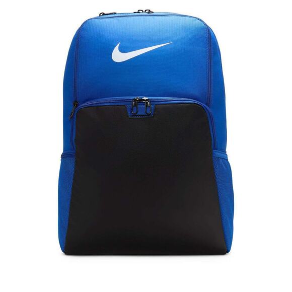Nike Brasilia 9.5 XL Training Backpack Iron Blue Black White New DM3975 480 NWT - Picture 1 of 11